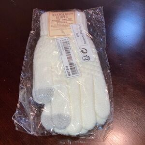 White Touchscreen Gloves